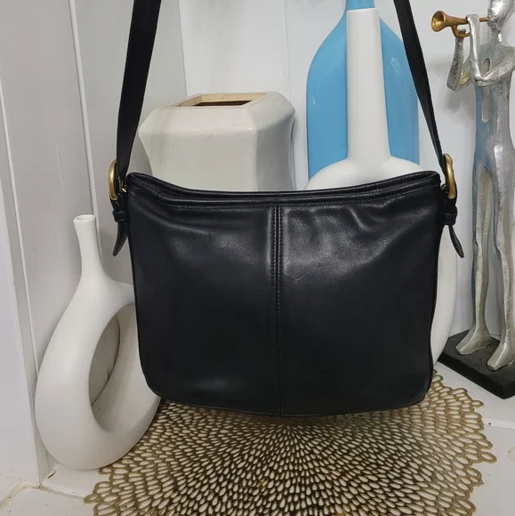 Coach Black Leather Worth Bag 4143 - Picture 2 of 11